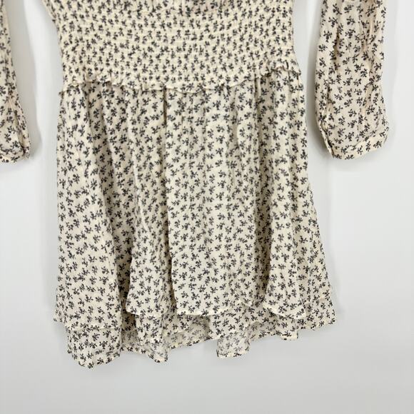 Rails Jasmine Floral Print Blouson Dress Long Sleeve NEW Womens Medium - Picture 4 of 12